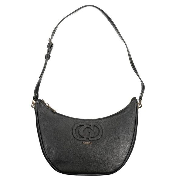 Guess Jeans Nero Poliuretano Women Women's Handbag